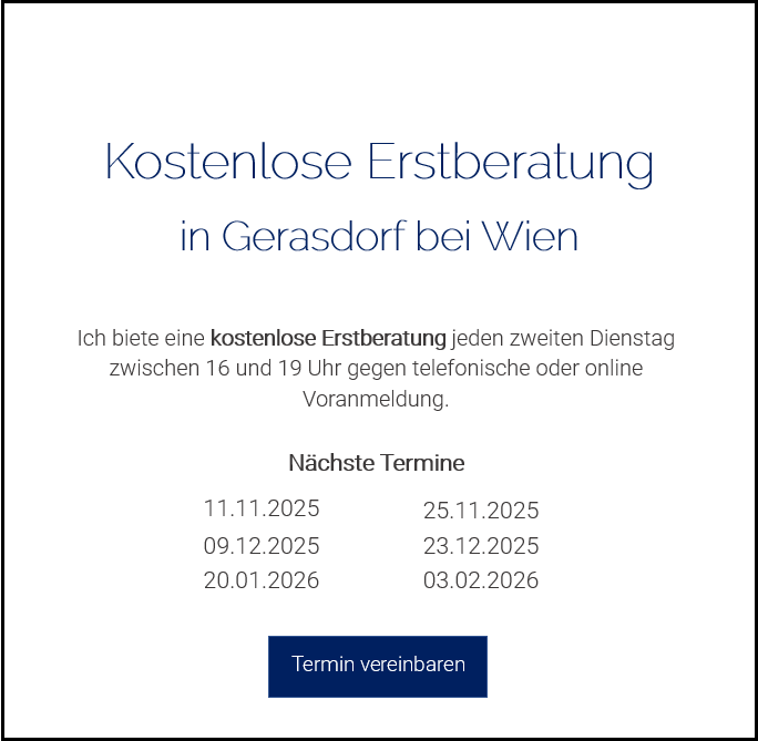 Kostenlose Erstberatung